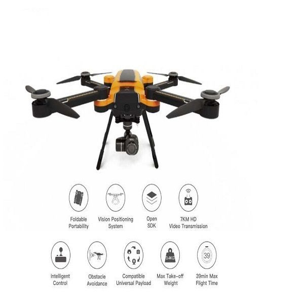 

raptor uav saga professional quadcopter gps drone
