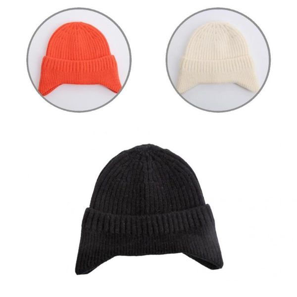 

berets portable women men stretchy riding knitted hat for daily life, Blue;gray