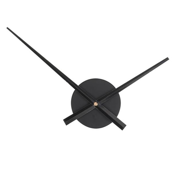 

wall clocks diy large cross-stitch clock hands needles 3d home art decor mechanism accessories(black,without batter