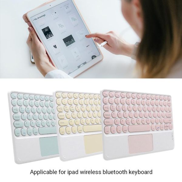 

keyboards mini wireless bluetooth keyboard with touchpad portable 10 inch universal rechargeable for tablet