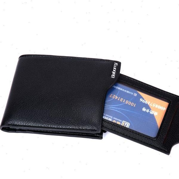 

rfid wallets for men fashion solid coin purse card holder slim wallet soft pu design short geldbeutel herren, Red;black