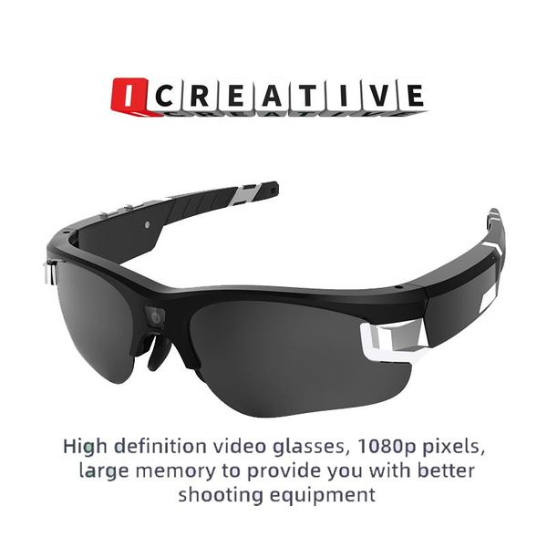 

mini cameras hd 1080p camera smart glasses polarized lens sunglasses action sport video support 256g memory card