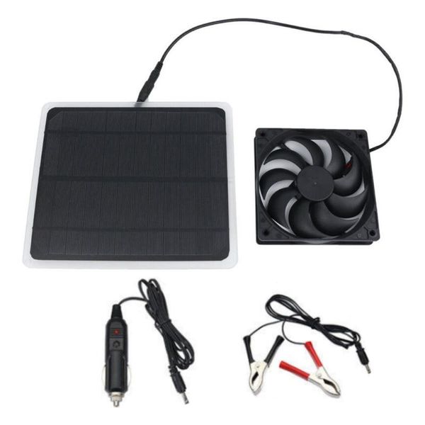 

portable solar powered fan with panel energy saving ventilation cooling for home outdoor camping household appliances electric fans