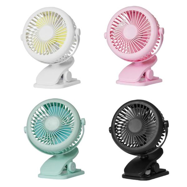 

electric fans adjustable 3 clip on fan 360Â° rotation desk mini handset bed