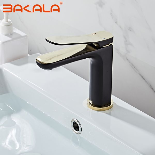 

bathroom sink faucets white tap brass deck mounted basin mixer black gold 6dv0