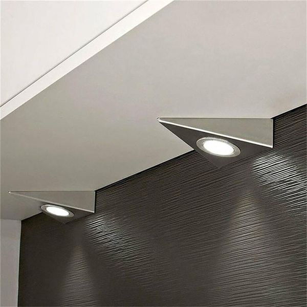 

wall lamp triangle closet cabinet lighting 15 led white light counter bedroom
