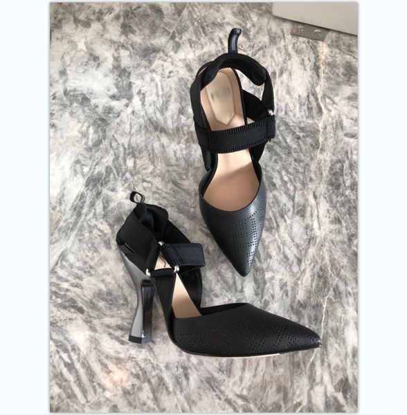 

2021 good quality fashion women luxurys designers shoes designer sandals womens luxury high heels sandal dress shoess with box size 35-41 -g, Black
