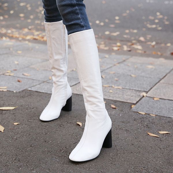 

women's short-ankle elegant head, high heels four inches/six inches and calf boots size 33-42 l35h, Black