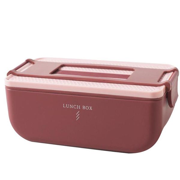 

storage bottles & jars 1pc microwave divider box square heat preservation lunch bento portable food container for school office camping