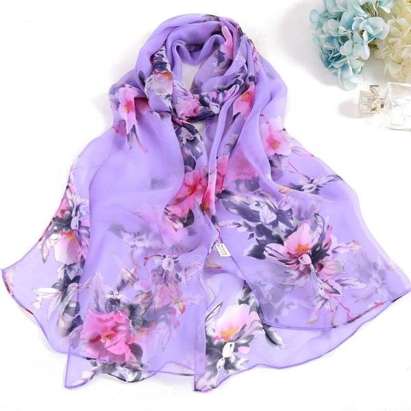 

scarves printing brand women scarf spring summer silk shawls and wraps lady pashmina beach stoles hijab foulard, Blue;gray