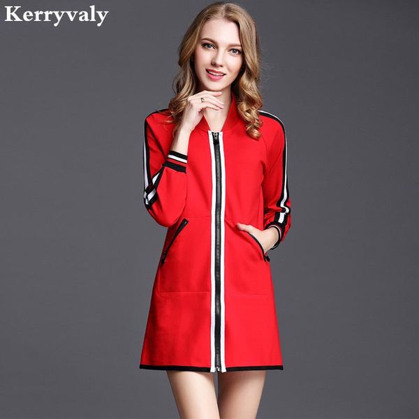 

women's jackets autumn long sleeve red baseball jacket abrigos mujer invierno 2021 women coat de elegantes casaco feminino d1022, Black;brown