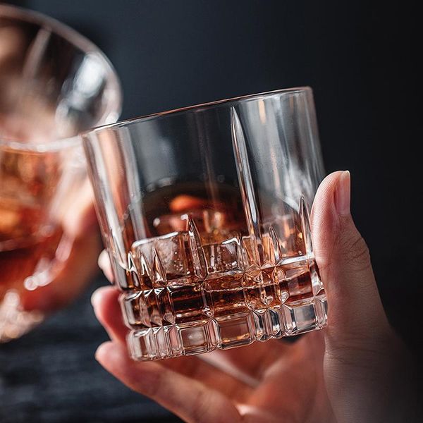 

wine glasses 1pcs lead-crystal glass cup creative thickening whiskey water cocktail cups household drinking