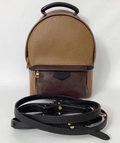 

fashion pu leather palm springs mini size classic functional women bag children school bags style spring lady backpack travel h