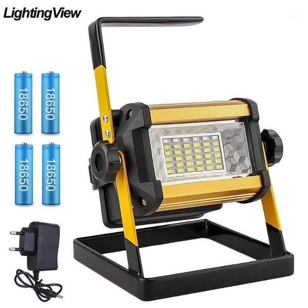 

portable lanterns led work light rechargeable spotlight search outdoor emergency hand lamp for camping hiking1