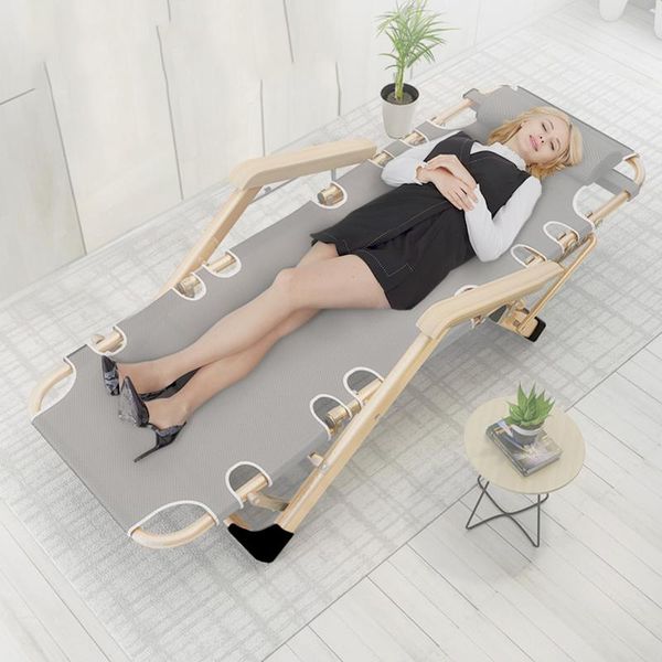 

folding bed single bed lunch break simple modern beach chair folding deck chair lunch break sleep office nap camp