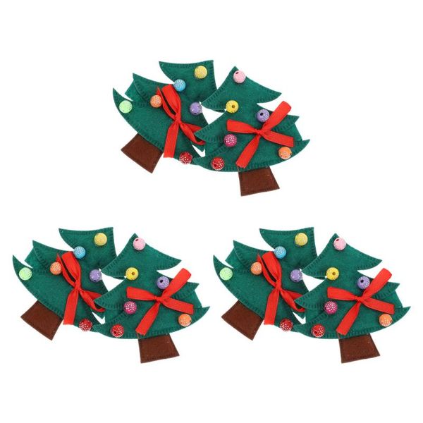 

napkin rings 6pcs lovely xmas tree ring creative christmas buckle ornament