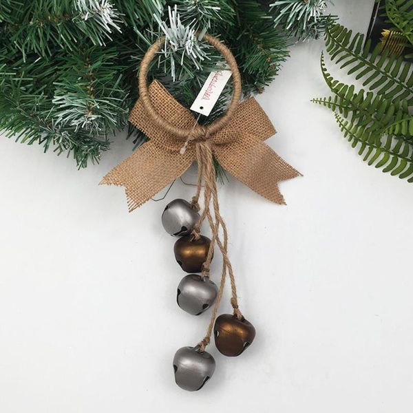 

christmas decorations bell pendants ornaments metal door hanger for string pendant