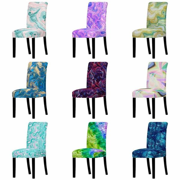 

chair covers abstract art spandex for wedding dining cover room stretch seat slipcovers elastic office banquet