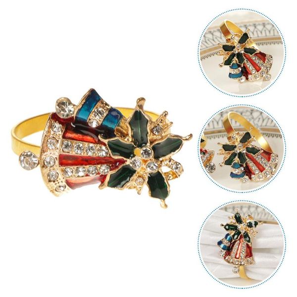 

napkin rings 1pc festive xmas decor decorative christmas theme buckles