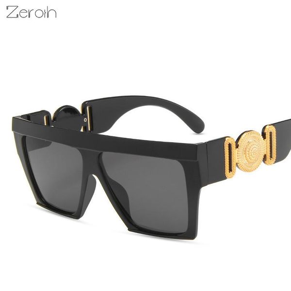 

sunglasses fashion square women glasses retro sunglass big frame designer eyewear gradient shades uv400 sun glass, White;black