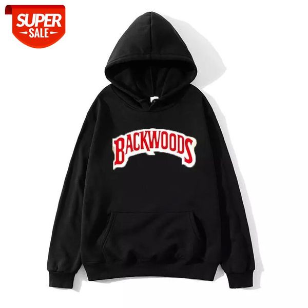 

SUPZXU 2020 The screw thread cuff Hoodies Backwoods Hoodie Sweatshirt Men fashion autumn winter harajuku Hip Hop pullover ropa #xL5S, Black
