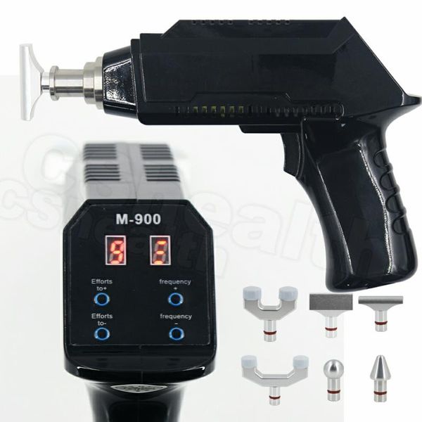 

electric massagers chiropractic adjusting tool 900n correction gun adjustable intensity therapy activator massager 6 heads body relax