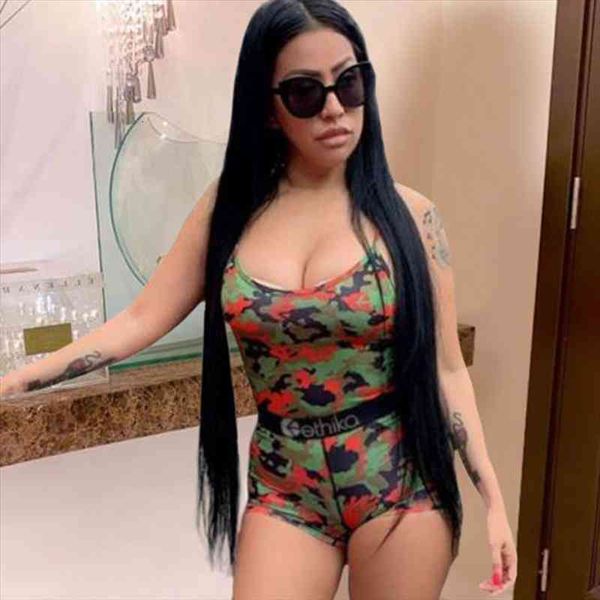 

ethika camouflage print rompers womens jumpsuit fashion sleeveless workout sporty playsuits, Black;white