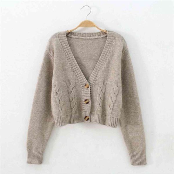 

autumn winter short high waist womens sweaters solid color women single breasted knit cardigan small sweter jacket femme, White;black
