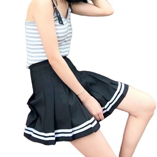 

skirts y2k korean fashion mini women summer harajuku goth black white micro skirt kawaii clothes for girl 2021