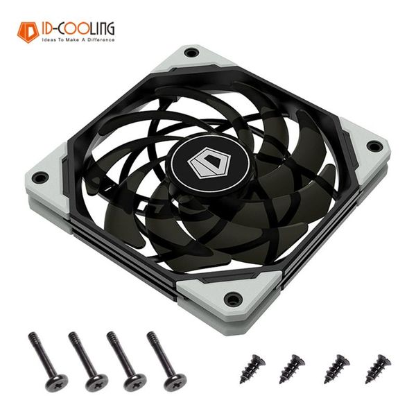 

id-cooling 12021xt ultra slim 120mm pwm pc case fan quiet computer cooling for cpu water cooler fans pc chassis accessories
