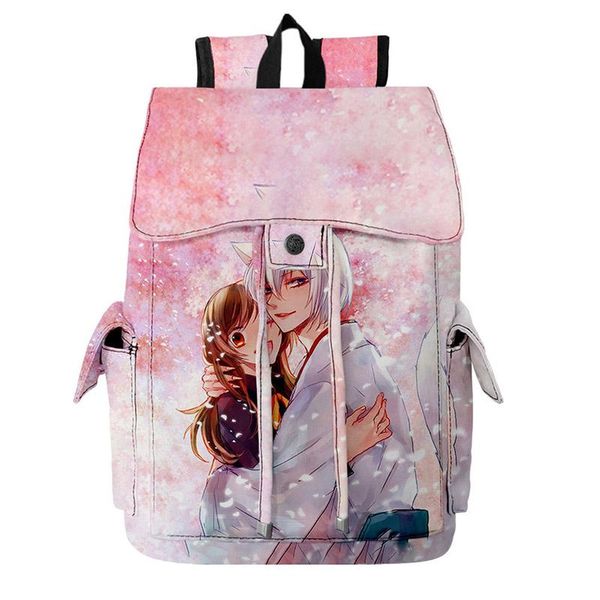 

backpack kamisama love kiss 3d women men lapschool bags large capacity travel nanami tomoe mochila
