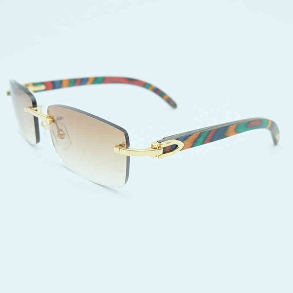 

factory outlet vintage square mens rimless sunglass color leisure festival decoration name driving fishing sun glass dtel, White;black