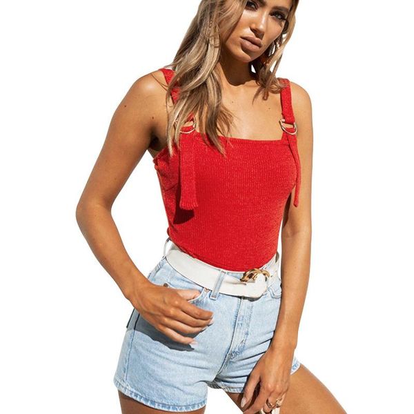 

women's jumpsuits & rompers sleeveless women straps red jumpsuit female 2021 &rompers romper bodysuit overalls womens body suit, Black;white