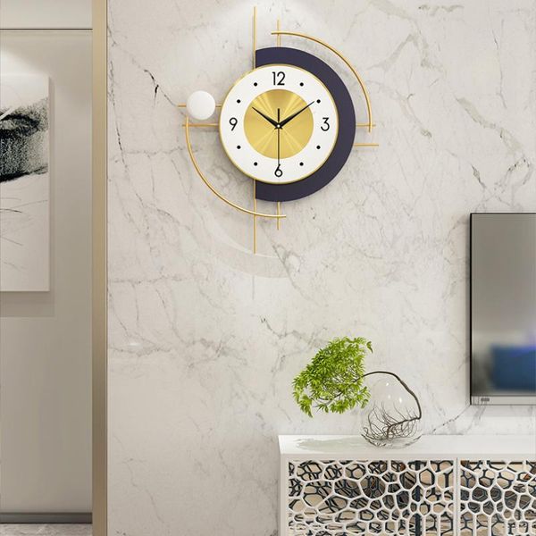 

wall clocks luxury nordic clock minimalist modern design living room art large interior reloj pared home decoration