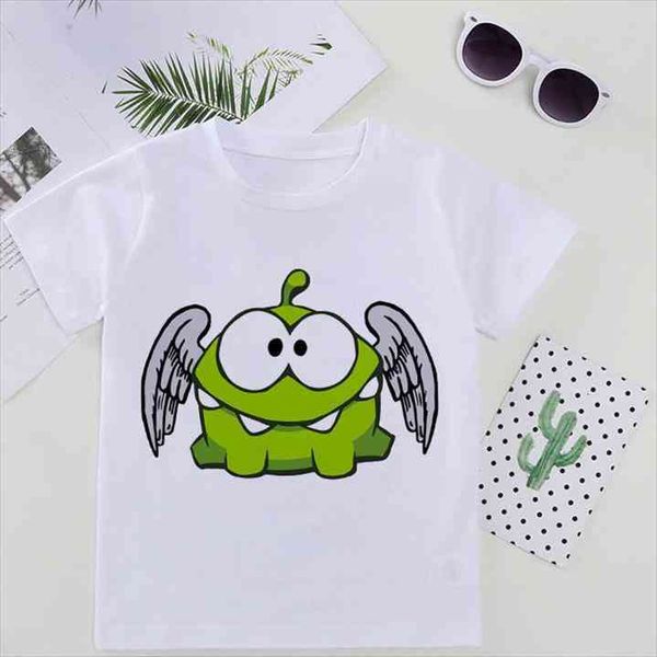 

adventure summer kids girl t shirt fashion baby girls om nom stories toddler tees clothes children shirts short sleeve., Blue
