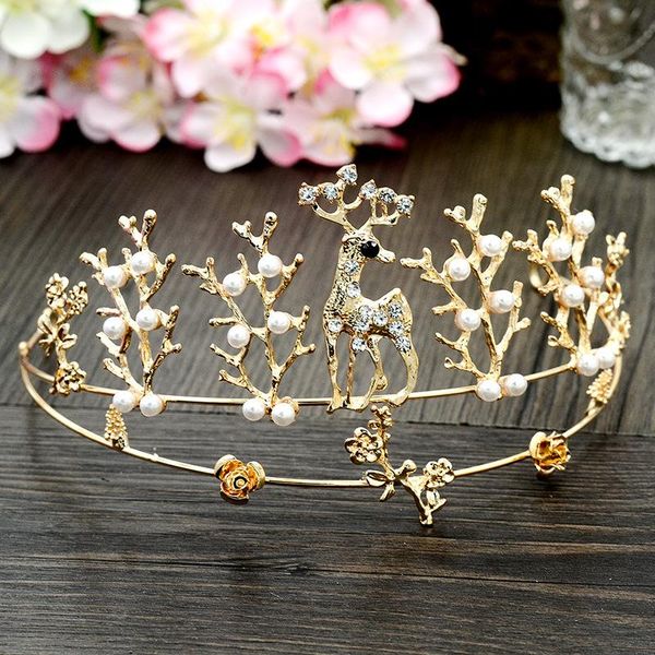 

headpieces fawn crown bride wedding headdress dress accessories birthday party hair, Silver