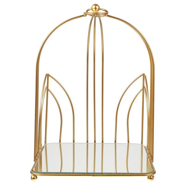 

hooks & rails 1pc iron cosmetic organizer rack deskmakeup storage (small)