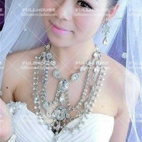 

wonderful diamond flower wedding bride setr necklace earings (hb3308) sdsds, Silver