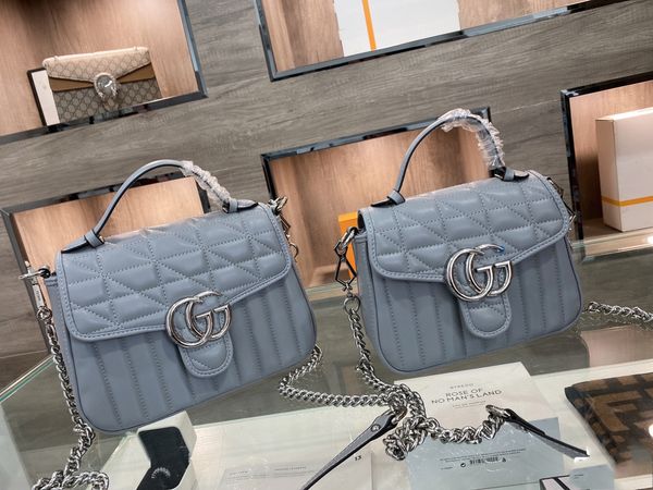 

women designer bags handbag luxury bag 2 size real leather lady fashion marmont genuine cross bodypurses backpack tote 00005
