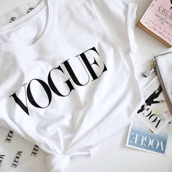 

summer women t shirt new fashion vogue letter print harajuku tshirt o-neck short sleeve t-shirt white female clothing