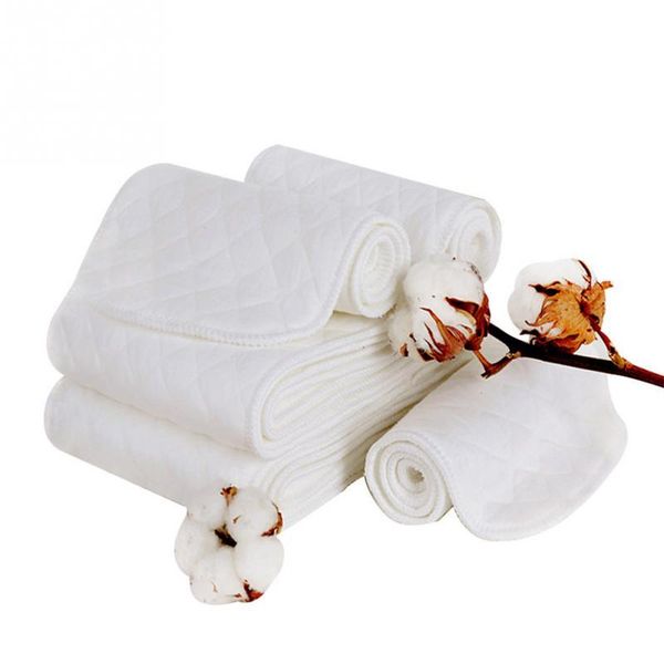 

cloth diapers 10pcs washable baby diaper cotton blend prefold 3-ply white nappies wrap lightweight
