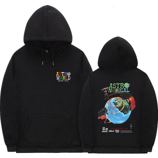 

2021 travis scott kanye west astronomical astroworld men women hoodies new print hoodie harajuku tracksuit streetwear sweatshirt ssvz, Black