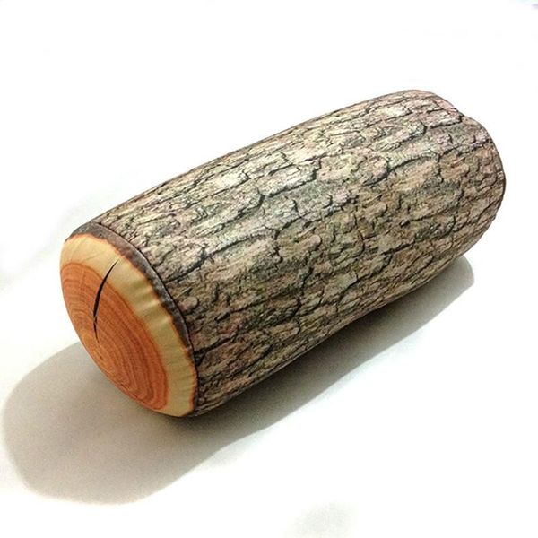 

pillow cute round woods pillows grain soft plush chair seat cushion home car decor stump shaped decorative creative gift