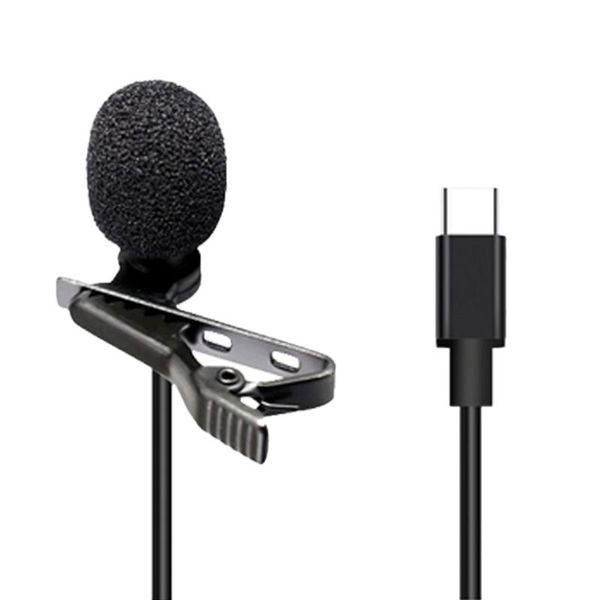 

mini microphone omnidirectional metal type-c interface lavalier microphone suitable for computer lapmobile phone