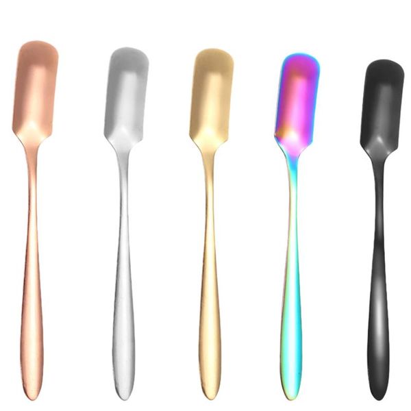 

spoons 5pcs staineless steel coffee spoon tea ice cream cake dessert