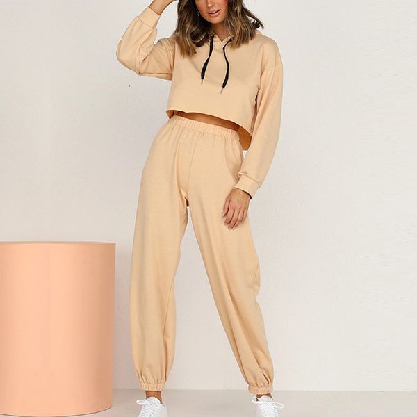 

2021 autumn fashion short hooded women new casual full sleeve oversize hoodies 3j2m, Black