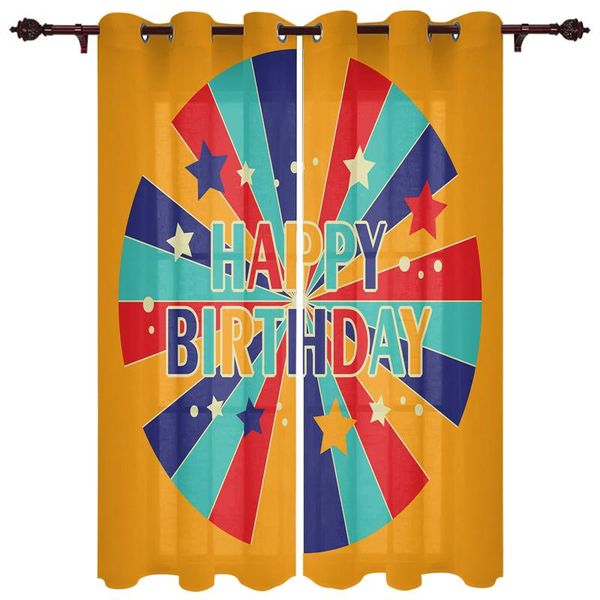 

curtain & drapes exquisite curtains happy birthday stars gradient boys and girls bedroom modern baby room study living