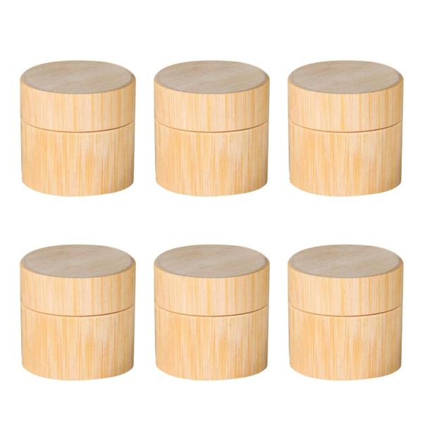 

storage bottles & jars 6pcs cream containers unguent portable cosmetics