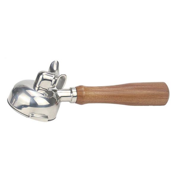 

coffee filters practical 58mm stainless steel machine bottomless filter holder portafilter for rocket expobar double mouth universal e61