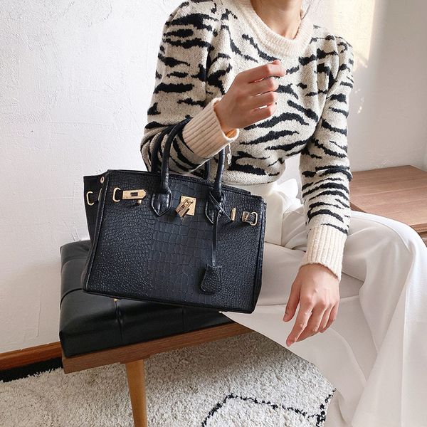 

luxury herme handbags and storage way women's pattern bag fashion hand bride's wedding one shoulder cross carrier
